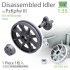 1/35 PzKpfw III Family Disassembled Idler (1pc) 1/35 PzKpfw III Family Disassembled Idler (1pc)