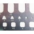 Photo-etched Engraved Line Tool - Quadrangular Photo-etched Engraved Line Tool - Quadrangular