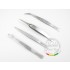 Stainless Steel Tweezers set (4pcs) Stainless Steel Tweezers set (4pcs)