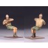 1/35 WWII German DAK Panzer III/IV Tank Crew Set #1 (3 Figures) 1/35 WWII German DAK Panzer III/IV Tank Crew Set #1 (3 Figures)