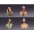 1/35 WWII German DAK Tank Crew Bust Set (2pcs) 1/35 WWII German DAK Tank Crew Bust Set (2pcs)