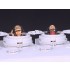 1/35 WWII German DAK Tank Crew Bust Set (2pcs) 1/35 WWII German DAK Tank Crew Bust Set (2pcs)