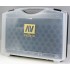 Empty Plastic Storage Case for Paints and Brushes Empty Plastic Storage Case for Paints and Brushes