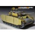 1/35 WWII German PzKpfw.III Ausf.M/N Additional Armour Detail Set for Takom Model 1/35 WWII German PzKpfw.III Ausf.M/N Additional Armour Detail Set for Takom Model