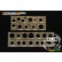 1/35 WWII AFV Road Wheels Stenciling Templates for Dragon kit