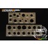 1/35 WWII AFV Road Wheels Stenciling Templates for Dragon kit 1/35 WWII AFV Road Wheels Stenciling Templates for Dragon kit