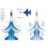 Decals for 1/48 ROCAF AIDC F-CK-1C/D Ching-kuo Prototype (#10005, #10006) Decals for 1/48 ROCAF AIDC F-CK-1C/D Ching-kuo Prototype (#10005, #10006)
