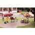 HO Scale Backyard Barbeque Figures Set HO Scale Backyard Barbeque Figures Set