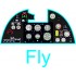 1/32 Hawker Hurricane Mk.II Instrument Panel for Fly kit 1/32 Hawker Hurricane Mk.II Instrument Panel for Fly kit
