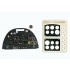 1/32 Supermarine Spitfire Mk.IX Late Instrument Panel for Tamiya kit 1/32 Supermarine Spitfire Mk.IX Late Instrument Panel for Tamiya kit
