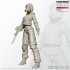 1/24 Female Soldier w/Gas Mask 1/24 Female Soldier w/Gas Mask