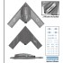 1/144 ROF AF KAORI-X Unmanned Jet Fighter 1/144 ROF AF KAORI-X Unmanned Jet Fighter
