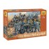 1/72 Swedish Artillery of Charles XII (5 cannons, 37 figures)