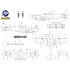 Decals for 1/48 Spitfire Later Marks Airframe Stencils