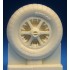 1/24 Bf 109E/F Mainwheels with Ribbed Tyres for Airfix/Trumpeter Me 109E kits