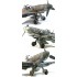 1/32 Messerschmitt Bf 109G Wheels - Plain Hub, Ribbed Tyre for Hasegawa/Trumpeter/Revell