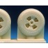 1/48 Sea Fury Diamond Tread Main Wheels for Airfix kits