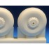 1/72 Lancaster Main Wheels (Smooth Tyres Version) for Airfix/Revell/Hasegawa/other kits