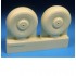 1/72 Lancaster Main Wheels (Block Tread Version) for Airfix/Revell/Hasegawa/other kits