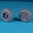 1/48 B-26K Counter Invader Wheels for ICM kits (3D printed)