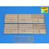 1/16 Transport Boxes (2pcs) w/7.5cm Ammo Shells for PzKpfw.IV Ausf.G/H/J (6pcs)