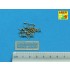1/16 Photo-Etched Wing Nuts with Turned Bolt (30pcs)