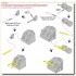 1/350 127mm Universal Gun Barrels for US Navy Warships (12pcs)