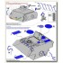 1/35 Grilles for WWII German Panzer V Ausf.G/F Panther SdKfz.181 for Tamiya kit