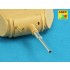 1/35 Barrels Set for Soviet Tank T-50 for Hobby Boss kit (1x 45mm 20K, 2x 7.62mm DT)