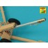 1/35 122mm Barrel for Soviet D-30 Howitzer and Syrian T-34