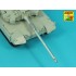 1/35 K2 Tank Black Panther 120mm L/55 CN08 Barrel for Academy/Hobby 2000 kit