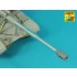 1/35 Russian 2S19 Howitzer MSTA-S 152mm 2A64 Barrel for Trumpeter/Zvezda kit