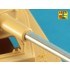 1/35 German Pz.Kpfw.IV Ausf.H Kwk 40 L/48 75mm Gun Barrel Set for Tamiya kits