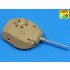 1/35 75mm Metal Gun Barrel for US Light Tank M24 Chaffee for Bronco kit