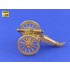 1/72 Napoleonic War Period - British 6-Pounder Gun