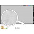 Photoetched Drilled Plate (Gap diameter: 1.0mm, dimensions: 75mm x 42mm)