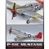 1/72 North American P-51C Mustang "Red Tails" w/Ground Vehicle