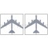 1/144 USAF Boeing B-52H 20th Bomb Squadron Buccaneers