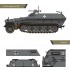1/35 German Half-Track Armored Vehicle 251/1 Ausf.C Type Hanomag