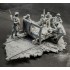 54mm Scale WWI First Aid Trolley, Base and 8 Figures