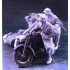 1/24 (75mm) WWII German Zundapp Motorcycle Riders & Stowage Set (3 Resin Figures+Stowage)