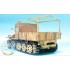 1/35 German SdKfz.11 Halftruck Late version with Wood Cab