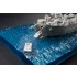1/350 "Ocean Waves" Ship Diorama Base (35 x 13.2 x 1.5cm) for US Navy LST
