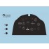1/24 North American P51D Mustang Instrument Panel Decals for Airfix kits