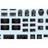 Decal for 1/32 WWII Metallic Placards & Dataplates