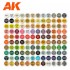 Plastic Briefcase w/3rd Generation Acrylics Paints #Wargame Series (120 colours, 17ml each)