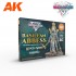 Acrylic Paint (3G) Wargame Starter Set - Basilean Abbess (14 jar x 17ml & 1 figure)