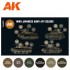 Acrylic Paint 3rd Generation set - WWII Japanese Army AFV Colours (6x 17ml)