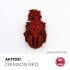 Acrylic Colour for Contrast Painting - Quick Gen #Crimson Red (18ml)
