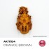 Acrylic Colour for Contrast Painting - Quick Gen #Orange Brown (18ml)